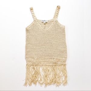 5/$25 Cloud Chaser boho festival fringe tank top